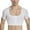 White, variant on POIUYTR Mens Gynecomastia Compression Corset Chest Binder Slimming Shirt Shapewear Undershirt Breathable Slim Fit Tops