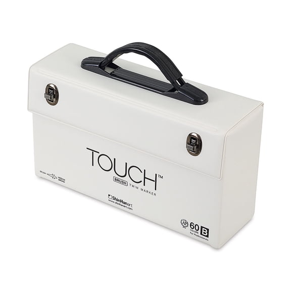 Shinhan Touch Twin Brush Markers - Set of 60, Set B
