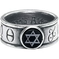 thumbnail image 2 of Alchemy Gothic R229W Principia Alchemystica Ring - Size 11, 2 of 2