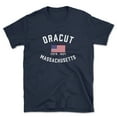 thumbnail image 1 of Dracut Massachusetts Patriot Men's Cotton T-Shirt, 1 of 1