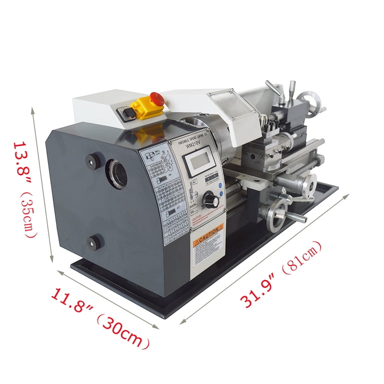 INTSUPERMAI 8x16 Inch Variable Speed Mini DIY Metal Lathe for