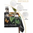 thumbnail image 5 of Sunflower Suqare Tablecloth - 60 x 60 Inch, Summer Botanical Floral Vintage Black Plaid Waterproof & StainResistant Tablecloth, Washable Oil-proof Table Cover for Dining/Party/Wedding/Camping/Buffet, 5 of 9