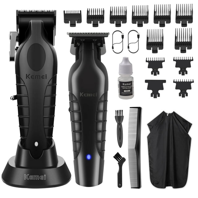 Set de cortapelos y recortadoras KEMEI Professional 2299+2296