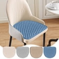 thumbnail image 1 of Fiudx Cojín de Herradura, Tejido Transpirable y Cómodo, Diseño Antideslizante y Estable, Lavable a Máquina, Ribete Exquisito, para Uso En Oficina y Hogar, Colores Beige, Gris, Azul y Dorado, 45 X 44, 1 of 7