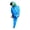 Blue B, variant on Tree Stump Parrot Ornament, Waterproof Resin Parrot Statue with Realistic Feather Texture, Outdoor Wall Mount Macaw Bird Ornament for Garden Tree Balcony Fence Decor