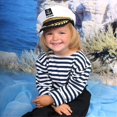 thumbnail image 5 of 2 Pieces Navy Marine Admiral Style Hat - Adjustable Shisailor Cap, 5 of 5