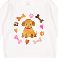 thumbnail image 3 of Inktastic Cute Puppy Valentine with Hearts and Bones Toddler Sweatshirt, 3 of 4