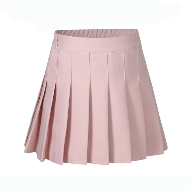 Falda de niña Ropa infantil Falda de verano para las cuatro estaciones Falda plisada para niña Falda corta de moda para niña