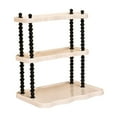 thumbnail image 2 of GUOOL Counter Shelf Desktop Bookshelf Supplies Storage Rack for Living Room Office 3 Tier Wide, 2 of 9
