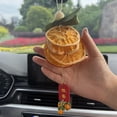 thumbnail image 2 of Colgante de coche naranja, flor seca, pensamientos y sentimientos, decoración colgante de naranja dulce para espejo retrovisor., 2 of 6