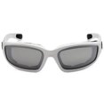 thumbnail image 4 of Choppers Night Driving Riding Padded Motorcycle Glasses 011 Black Frame with Yellow Lenses (White - Smoke Lens), Medium, 4 of 4