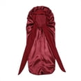 thumbnail image 1 of Gorro para Dormir para Mujer, Gorro para Dormir con Larga, Pelo , Gorro para Dormir Nocturno, Gorros de Ducha para Sauna, Gorro de Baño, Rojo Vino, 1 of 6