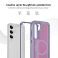 thumbnail image 2 of Samsung Galaxy S23 Phone Case, Phone case Samsung Galaxy S23 Magnetic Case [Compatible with MagSafe] Tough Rugged Matte Slim Shockproof Anti-Fingerprint Anti-Scratch Protective Cover, Light Purple, 2 of 9