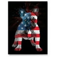 thumbnail image 1 of Awkward Styles USA Canvas Bulldog with American Flag Wall Art Cute Dog Canvas USA Flag Wall Decoration 4th of July Canvas 4th of July Party Firework Canvas Art, 1 of 5