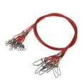 thumbnail image 3 of Fishhook Line Trace Wire Leader Swivel Steel Fishing Line Steel Wire Leader With Swivel Fishing Wire Line Leash Anti Bite Steel Fishing Line Steel Wire Leader With Rolling Swivel, 3 of 8