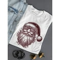 thumbnail image 3 of Jolly Vibes Santa - Christmas Holiday Tee, 3 of 4