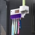 thumbnail image 3 of Dispensador automático de pasta de dientes Nikou con exprimidor y Esterilización solar USB, 3 of 11