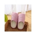 thumbnail image 2 of Cute Small Ear Soft Suede Non-slip Home Cotton Slippers, 2 of 2