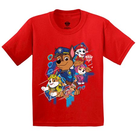

Paw Patrol Group Toddler Tshirt for Boys for Girls - 3T 4T 5/6T - Paw Patrol Tee