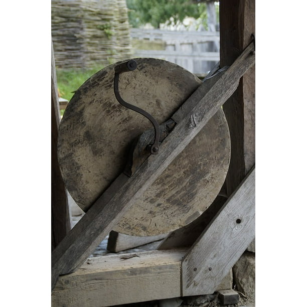 Craft Old Grindstone Grinding Stone Historically12 Inch By 18 Inch
