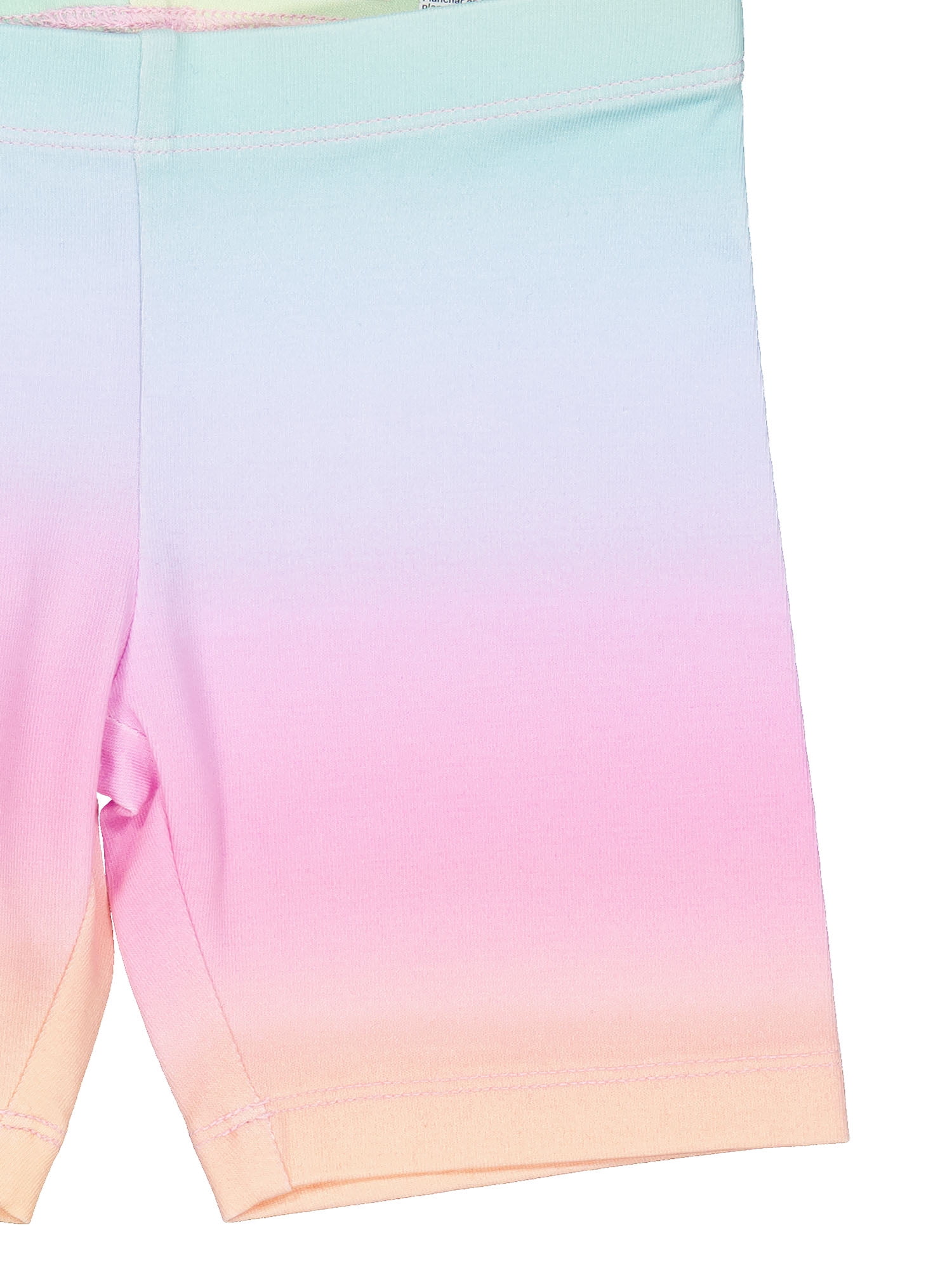 Wonder Nation Girls Bike Shorts, 2-Pack, Sizes 4-18 & Plus