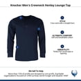 thumbnail image 5 of Knocker  Crewneck Henley Lounge Top (Men), 5 of 5