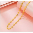 thumbnail image 2 of K-KED Heart-shaped chain 22K 23K 24K Thai Baht Gold Filled Yellow GP Necklace/10g, 2 of 4