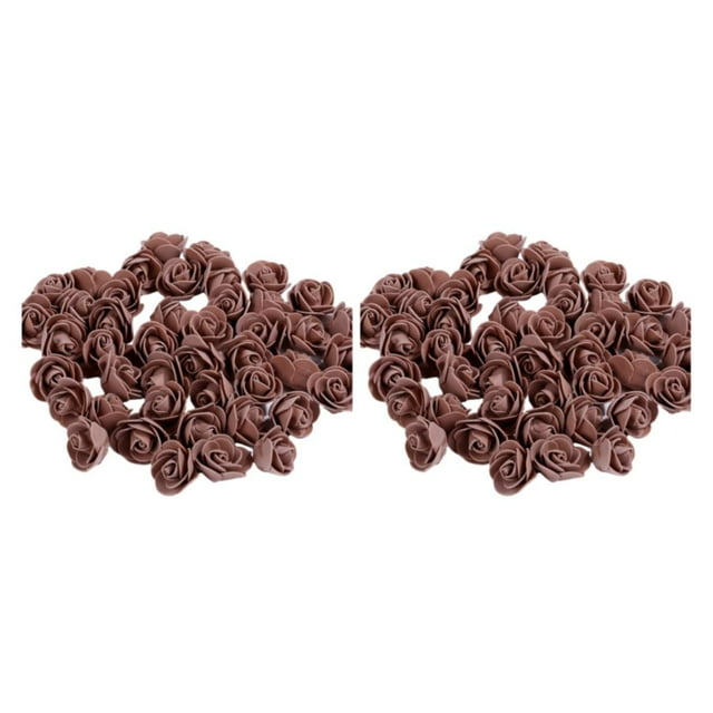 Youkk 500pieces Colorful And Multi Color Options Choose Wide Range Of Vibrant Colors For DIY Projects DIY Rose Head Diy Bag coffee 2Set