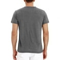 thumbnail image 6 of Men's T-Shirts, Men's Henley Shirts, Men's Cotton  Solid Short Sleeve Shirts, 6 of 9