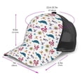 thumbnail image 3 of Picia Sea Turtle Pattern Trucker Hat,Baseball Cap,Sun Protection Cap,Stylish Headwear,Leisure Cap,Outdoor Sports Cap, 3 of 7