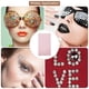 thumbnail image 5 of 2190Pcs 3mm/5mm Rhinestone Stickers for Crafts, 4 Sheet Round Rhinestone Sticker for Scrapbooking, Pink, 5 of 5