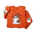 thumbnail image 6 of Women's Long Sleeve Sweatshirt Casual Crewneck Oversized Pullover Hoodies Fall Tops,5XL, 6 of 8