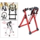 thumbnail image 1 of Soporte de reparación de bicicletas Cola Soporte de alineación de ruedas de bicicleta rojo, 1 of 8