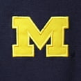 thumbnail image 3 of Men's Colosseum Navy Michigan Wolverines Tortugas Logo Quarter-Zip Jacket, 3 of 4