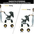 Jeep TurboGlyde Reversible Handle Stroller by Delta Children, Black