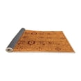 thumbnail image 2 of Ahgly Company Indoor Square Oriental Orange Industrial Area Rugs, 7' Square, 2 of 4