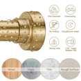 thumbnail image 3 of Adjustable Shower Curtain Rod 34-120 Inches Gold Non-Slip Rustproof Stainless Steel, 3 of 6