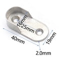 thumbnail image 2 of 10 Pcs Support de Tube de Vêtements pour Garde-Robe Tringle de Placard Support de Tringle de Placard, 2 of 8