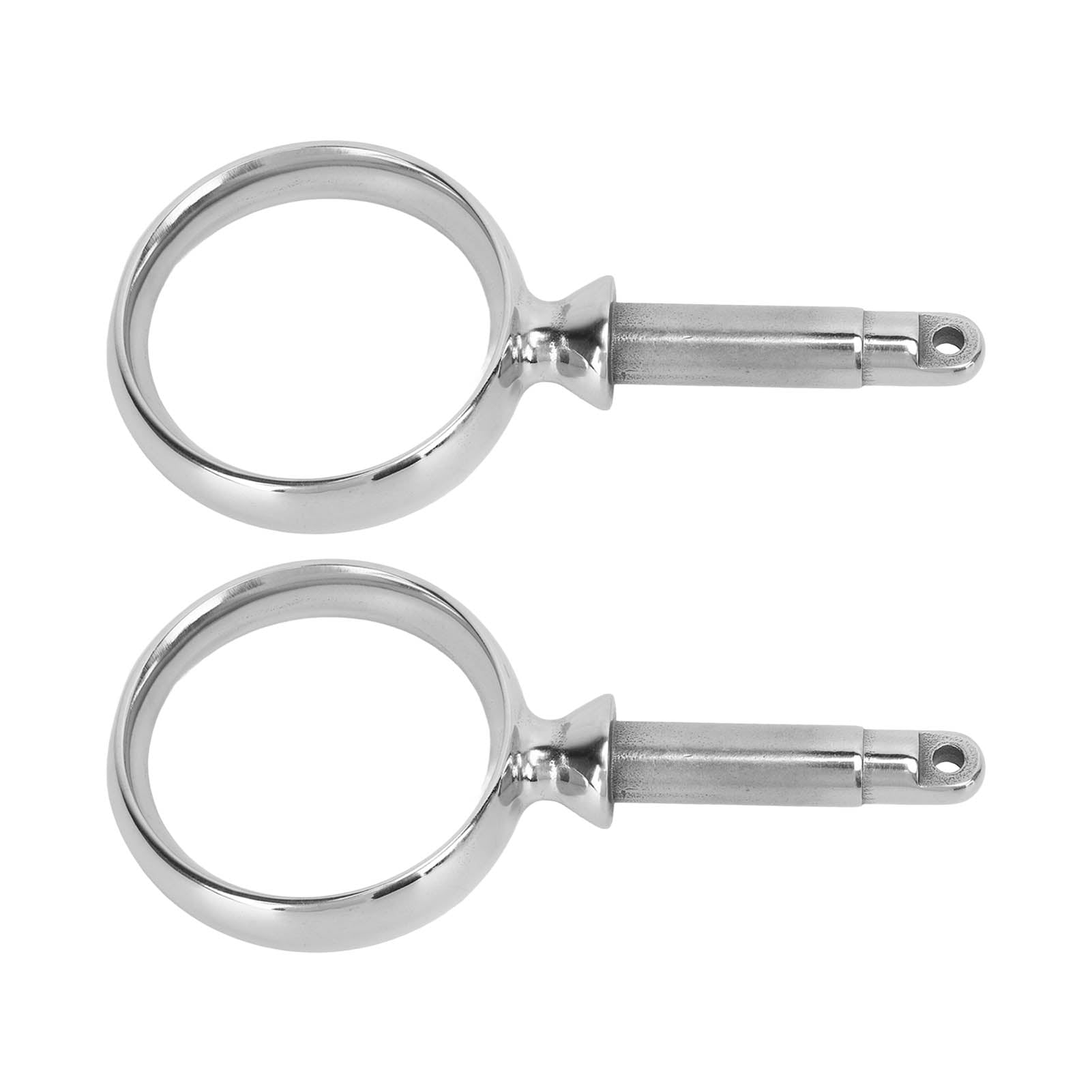 Boat Stainless Steel Oarlock, Mirror Finish Controllable 1 Pair Round
