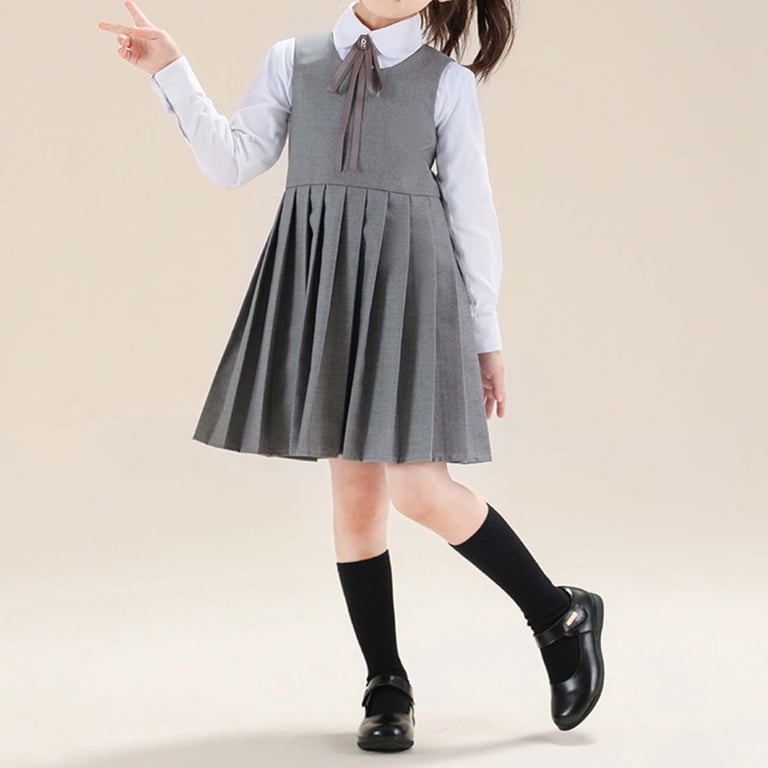 open lace back dress Basic Twofer Pinafore Dress (Brown) – Megoosta Fashion main image 1