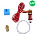 thumbnail image 5 of Extruder Kit,40w Compatible With Kit With Nozzle Sock 12/24v 40w 3d Printer Block Silicone Sock Cr-10s 3 3 Silicone Sock 12/24v With Nozzle Block Cr-10 Cr-10s 3 Compatible With Cr-10, 5 of 6