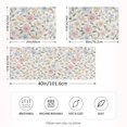 thumbnail image 2 of Yayeee Pillowcase Standard Size Set of 2 Satin Wrinkle Resistant Envelope Pillow Case, Pastel Floral Pattern, 2 of 8