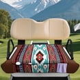 thumbnail image 3 of Uourmeti Geometric Golf Cart Seat Covers Clean, for Sports, Golf Accessories, Compatible with 2-Passenger Seats Carts Club Car, 3 of 8