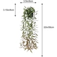 thumbnail image 1 of XmhyTop Plantas colgantes falsas, paquete de 2 plantas colgantes artificiales de eucalipto, vegetación falsa en maceta, mandala, vid, hiedra, hojas de vid,H, 1 of 5