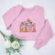 thumbnail image 2 of Penkiiy Mujeres de manga larga Mama Sudaderas de cuello redondo Suéter de cuello suelto blusa ligera Tops XS Pink, 2 of 7