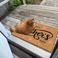 thumbnail image 1 of Warm Welcome Door Mat for Home Decoration Floor Rug Non- Washable Easy Clean Seasonal Festive Cozy Multipurpose Entrance Indoor Outdoor Kitchen Bathroom Carpet, 1 of 3