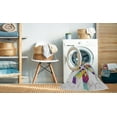 thumbnail image 2 of Ahgly Company Machine Washable Indoor Rectangle Transitional Light Rose Green Area Rugs, 8' x 12', 2 of 7