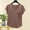 Brown, variant on Summer Tops For Women Sevevn Women's Solid V-Neck With Chest Pocket Short Sleeved T-Shirt Top