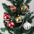 thumbnail image 4 of 6 bolas navideñas rojas, verdes y blancas para adornos de árbol de Navidad, bolas colgantes para Año Nuevo, decoraciones navideñas para fiestas en el hogar, 4 of 5