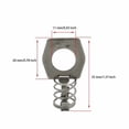 thumbnail image 1 of 2 Pièces RV Eau Porte Serrure Partie Automobile en Acier Inoxydable Entrée Trappe Serrures Boucle Pièces de Rechange Réparation Entretien Accessoire, 1 of 1